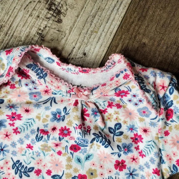 Carter's Baby Girl 3 Month Floral and Cactus Top Bundle - Picture 6 of 11